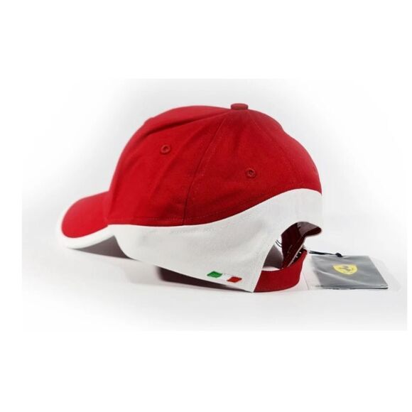 Ferrari - Scudetto Baseball Cap in  Red / Néw With Tags - Picture 3 of 5